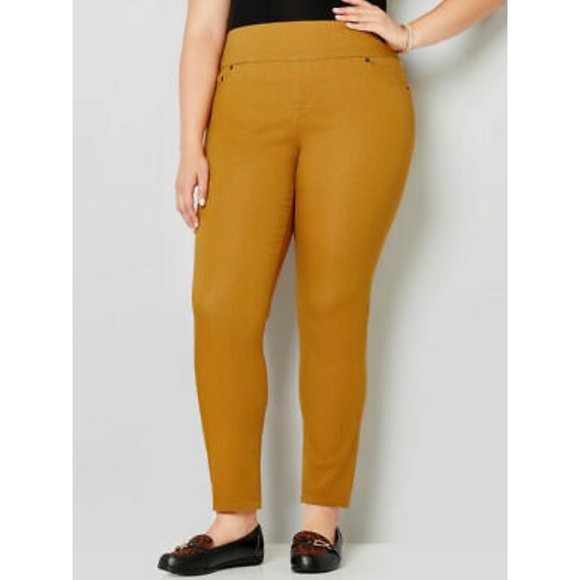 Luxe Sateen Pull-On 5 Pocket Skinny Jean - Picture 2 of 6